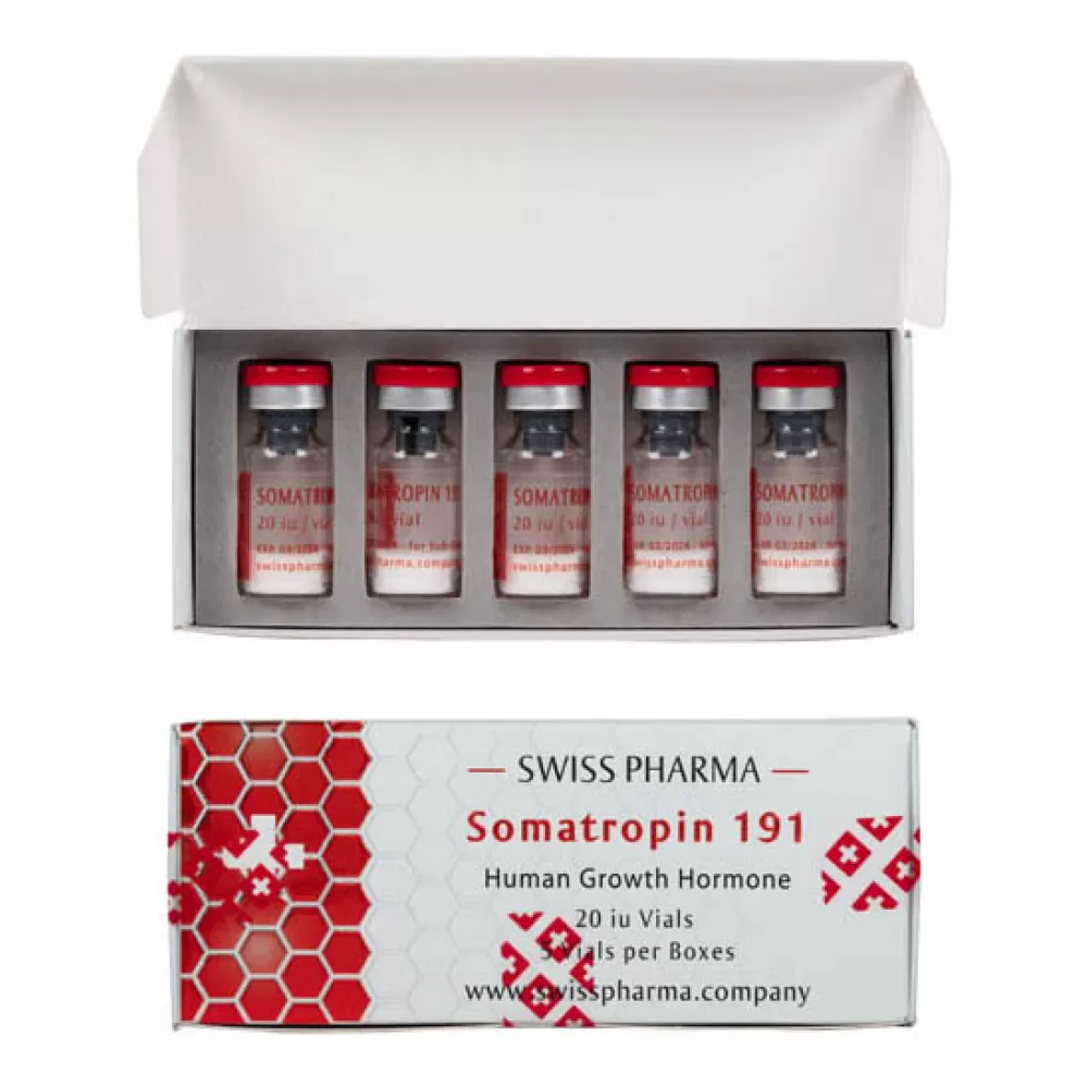 Swiss Pharma Somatropin 100iu 5 Flakon