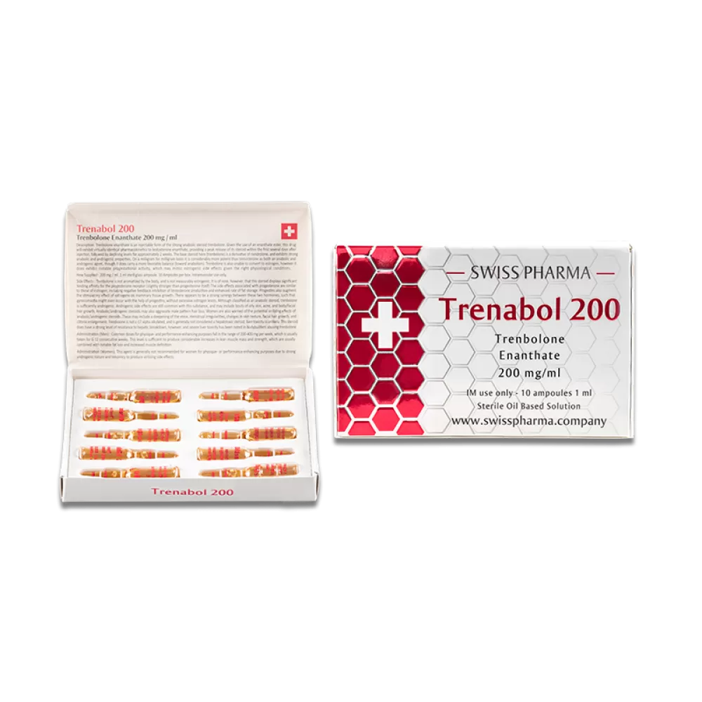 Swiss Pharma Trenbolon Enanthate 200mg 10 Ampul